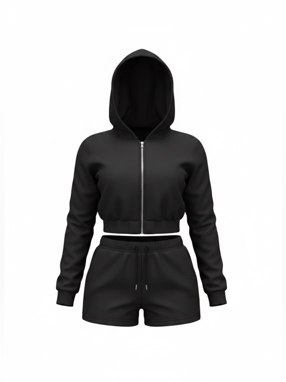 Black Hoodie Set